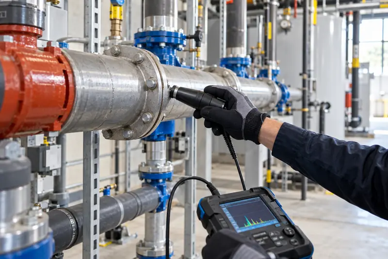 Illustrative commercial & industrial leak detection inspection